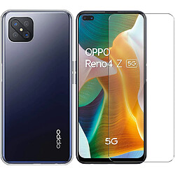 Xeptio Oppo Reno 4Z 5G coque tpu transparente et protection écran