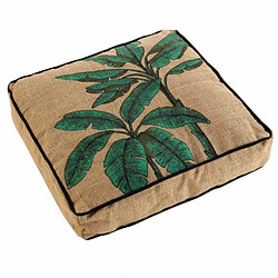 Paris Prix Coussin de Sol Imprimé Balinesia 40x40cm Naturel