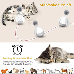 Universal Jouets de sport pour animaux de compagnie Smart Electronic Flipper Ball Jouets interactifs pour chats Chasseurs chatons Sports récréatifs | Jouets pour chats pas cher