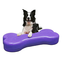 FitPAWS Plate-forme d'équilibre d'animaux Giant K9FITbone PVC Violet