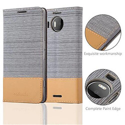 Cadorabo Coque Nokia Lumia 950 XL Etui en Gris