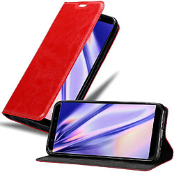 Cadorabo Coque WIKO VIEW GO Etui en Rouge