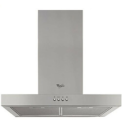 Hotte décorative murale 60cm 432m³/h inox - akr5583ix - WHIRLPOOL