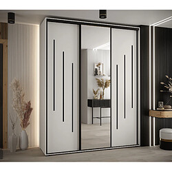 Abiks Meble Armoire DAVOS 9 À Portes Coulissantes 235,2/190/45 3 Portes