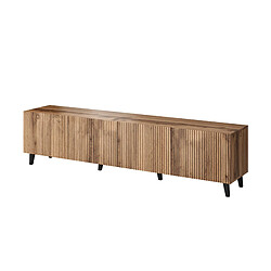 Bestmobilier Come - meuble TV - bois - 200 cm - style contemporain