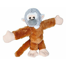 Wild Republic Huggers Singe Acureuil en peluche, bracelet Slap, animal en peluche, jouets pour enfants, 20,3 cm