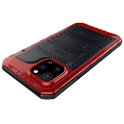 Coque en silicone antichoc, imperméable rouge pour votre iPhone 13 Pro 6.1 pouces