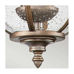 Avis Elstead Lighting Applique murale extérieur Kichler Aluminium,laiton,verre grainé transparent Bronze bruni