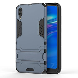 Wewoo Coque antichoc PC + TPU pour HuEnjoy 9, avec support (Bleu marine)