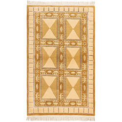 Vidal Tapis de laine 150x91 brun Darya 