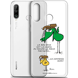 Caseink Coque Pour Huawei P30 Lite (6.2 ) [Gel HD Collection Les Shadoks ? Design Le Partage - Souple - Ultra Fin - Imprimé en France]