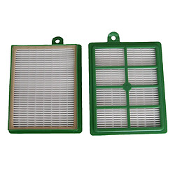 vhbw Lot filtres HEPA compatible avec Philips Marathon FC 9216, FC 9217, FC 9218 remplace AEF 12, H12.