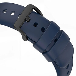 Avizar Bracelet pour Oppo Watch 3 Silicone Soft-Touch Sange à Trous bleu nuit pas cher