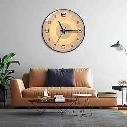 Horloge murale montre de mur de mur en plastique décoratif