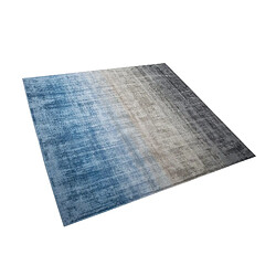 Beliani Tapis gris-bleu 200 x 200 cm ERCIS