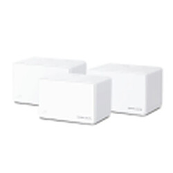 Avis Mercusys Système Wi-Fi 6 (lot de 3 packs) AX3000 pour Toute la Maison Vitesse 574 Mbps (2,4 GHz) + 2402 Mbps (5 GHz) 3 ports Gigabit 3 antennes internes Couleur Blanc