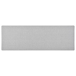 vidaXL Tapis de couloir Gris clair 50x150 cm