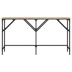 Acheter Maison Chic Table console | Meuble d'entrée | Table d'appoint chêne sonoma 140x29x75 cm bois d'ingénierie -GKD56093