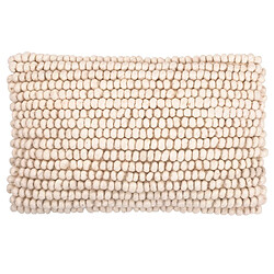 ICONIK INTERIOR Coussin de style boho Bali - Housse et Rembourrage inclus - Sarah Blanc