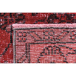 Vidal Tapis de laine 206x114 rouge Ultra Vintage