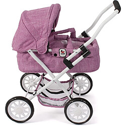 Bayer Chic 2000 Poussette pour poupée SMARTY Jean rose