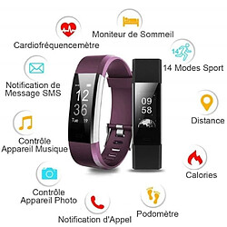 Montre Connectée Femmes Homme Smartwatch Podometre Bracelet Connecté Etanche Enfant Sport Cardio frequencemètre Smart Watch Fitness