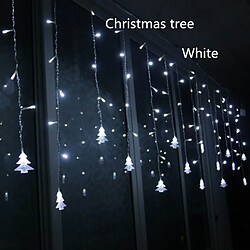 Avis Wewoo Guirlande LED 3.5 M 96 Leds Rideau Arbre De Noël Icicle Lumineuse Fée Lights Christmas Nouvel An Lumières Décoration Fête Mariage, Puissance :: 110V US Plug (Bleu)