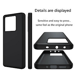 Htdmobiles Coque pour Xiaomi 13T / 13T Pro 5G - housse etui silicone gel fine + film ecran - NOIR