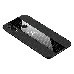 Avis Wewoo Coque Souple Pour étui de protection TPU antichoc Vivo Z5X XINLI Stitching Cloth Noir