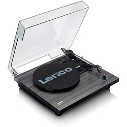 Lenco Platine Vinyle tourne disque 33,45 tr/min avec Haut-parleurs intégrés noir