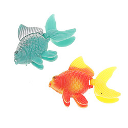 Avis 5pcs Ornement de Poisson Artificiel En Plastique pour Décor D'aquarium de Réservoir de Poissons