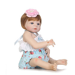 Universal Poupée bébé régénérée quai silicone souple 22/55 cm réaliste poupée jeune fille mariée. pas cher