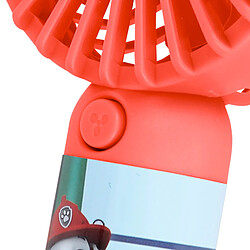 Forever Mini Ventilateur Enfant Design Pat Patrouille Marcus avec Support Rouge pas cher