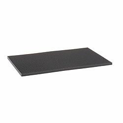 Tapis de Service Noir en Caoutchouc 45,7 x 30,5 cm - Pujadas