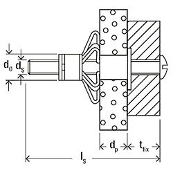 Acheter Fischer Fixation métallique de cavité avec vis HM 4x60 S 50 pcs