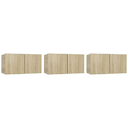 Acheter vidaXL Ensemble de meubles TV 5 pcs Chêne sonoma Bois d'ingénierie