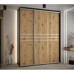 Abiks Meble Armoire Davos 10 À Portes Coulissantes 235,2/200/45 3 Portes