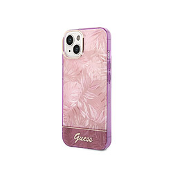 Guess Maroquinerie Guess Coque pour Apple iPhone 14 Plus TPU Jungle Rose