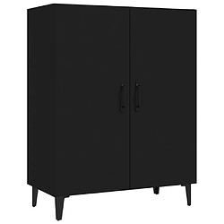 vidaXL Buffet Noir 70x34x90 cm Bois d'ingénierie