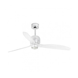 faro Plafonnier ventilateur Deco Acier,diffuseur Verre 67,4 Cm