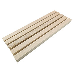 Avis 5pcs 13in Longues Bandes De Bois Bâtons De Bois Table De Sable Bricolage Décor Artisanat 5x5mm