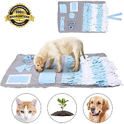 Jouet d'Intelligence de Tapis reniflant pour Chien, jouet de Chien de pelouse Reniflant Favorise la Recherche naturelle de nourriture