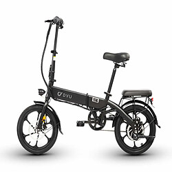 Vélo Électrique Pliant DYU A1F 16 Pouces 25km/h - Moteur 250W Batterie 36V7.5Ah Freins à Disque - Noir