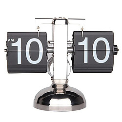 Acheter Wewoo Horloges de bureau L'horloge en métal en forme de balance automatique bascule vers le bas décorative de avec support simple