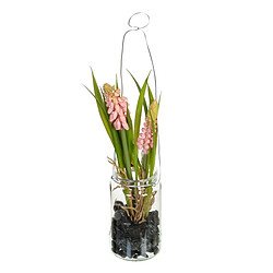 BigBuy Home Plante décorative Polyester Polyéthylène Fer 7 x 7 x 18 cm