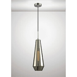 Luminaire Center Suspension Markus Chrome poli 1 ampoule 57cm