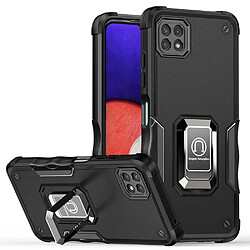 Coque en TPU antichoc avec béquille noir pour votre Samsung Galaxy A22 5G (EU Version)