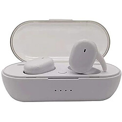 Chrono Écouteurs Bluetooth 5.0, Écouteurs sans Fil Bluetooth Mini écouteurs Intra-Auriculaires, Oreillette Sport Tactile avec Micro Intégré IPX6 Étanche, Casque pour iOS Android(Blanc)