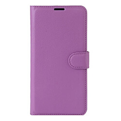 Wewoo Housse Étui Violet pour Nokia 3 Litchi Texture en cuir flip horizontal avec support et Slots de cartes Portefeuille