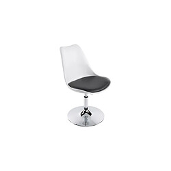 Kokoon Design Chaise design Victoria Blanc et noir.